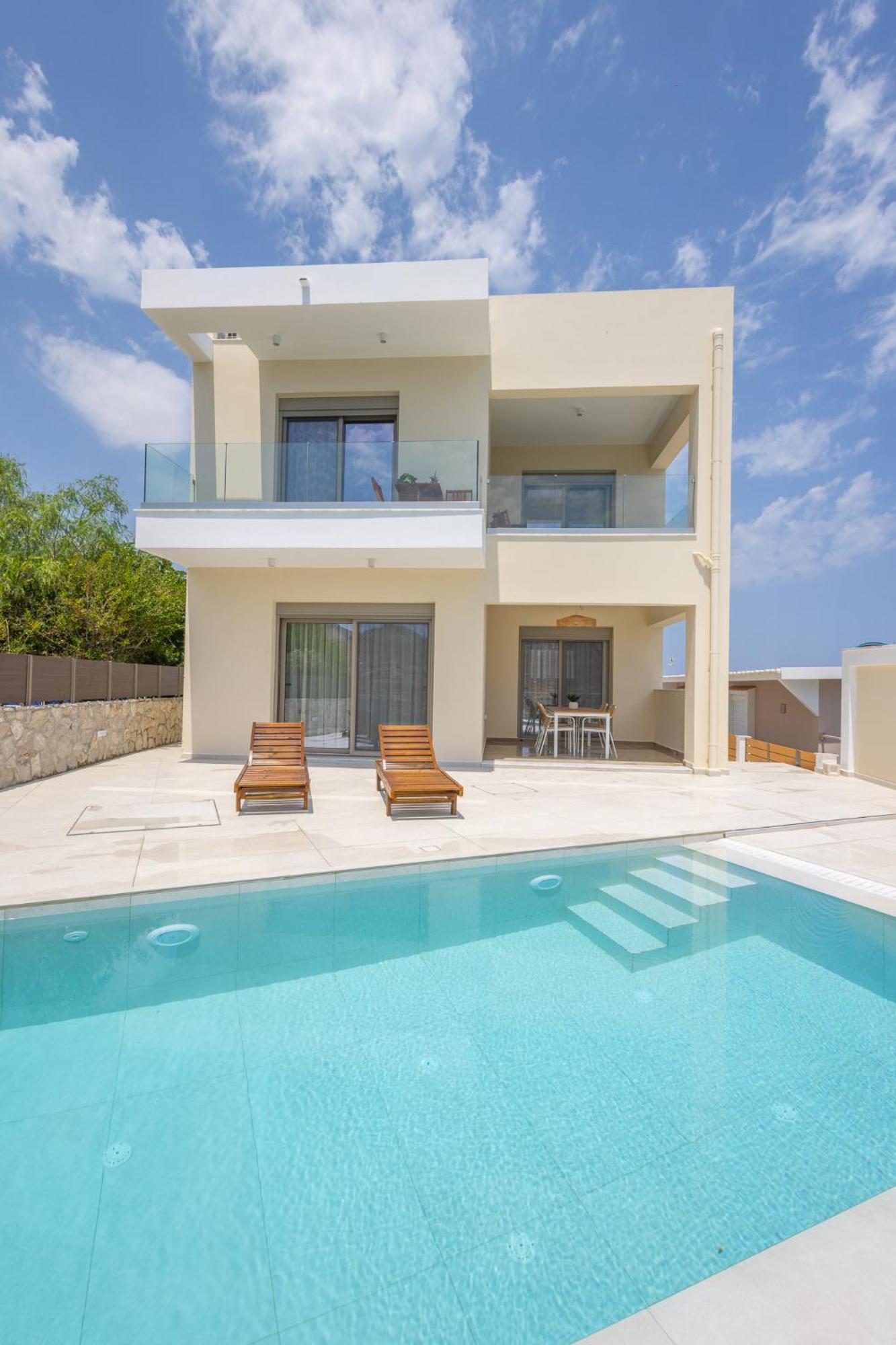 Villa Pava-Sea View Brand New 2024 Villa Archangelos  Buitenkant foto