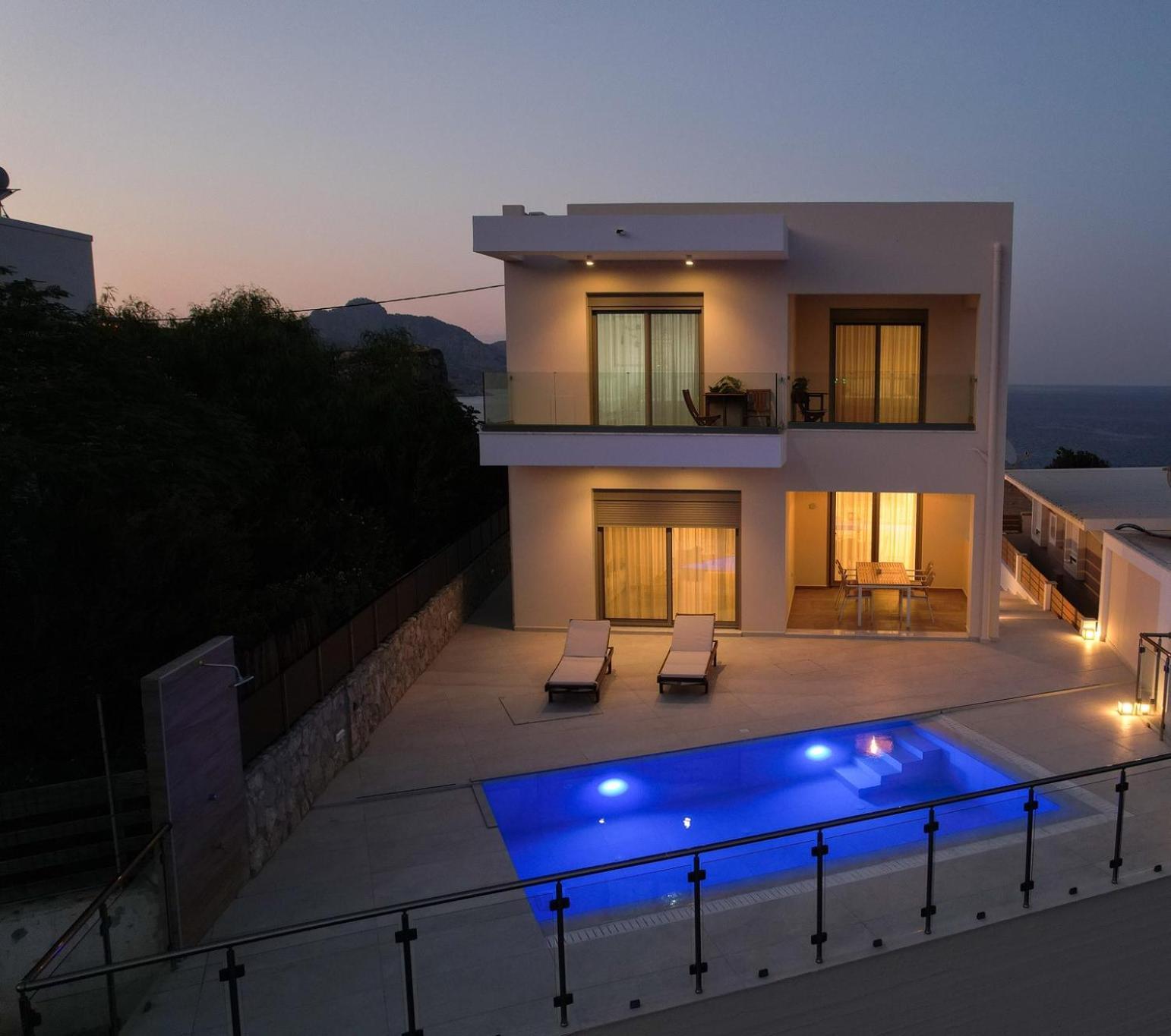 Villa Pava-Sea View Brand New 2024 Villa Archangelos  Buitenkant foto